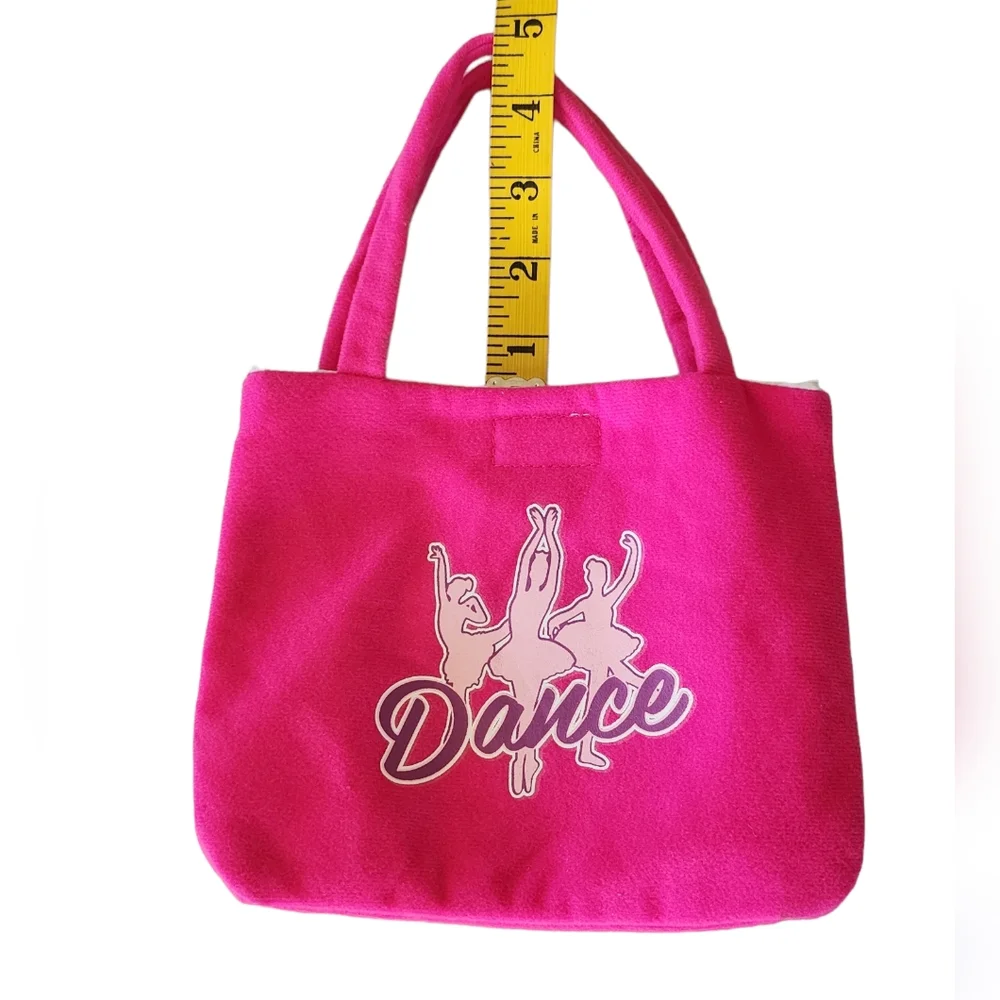 Pink Mini Bag with Ballet Dancers Print